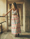 Empire Linen Broderie Dress-Multi Broderie